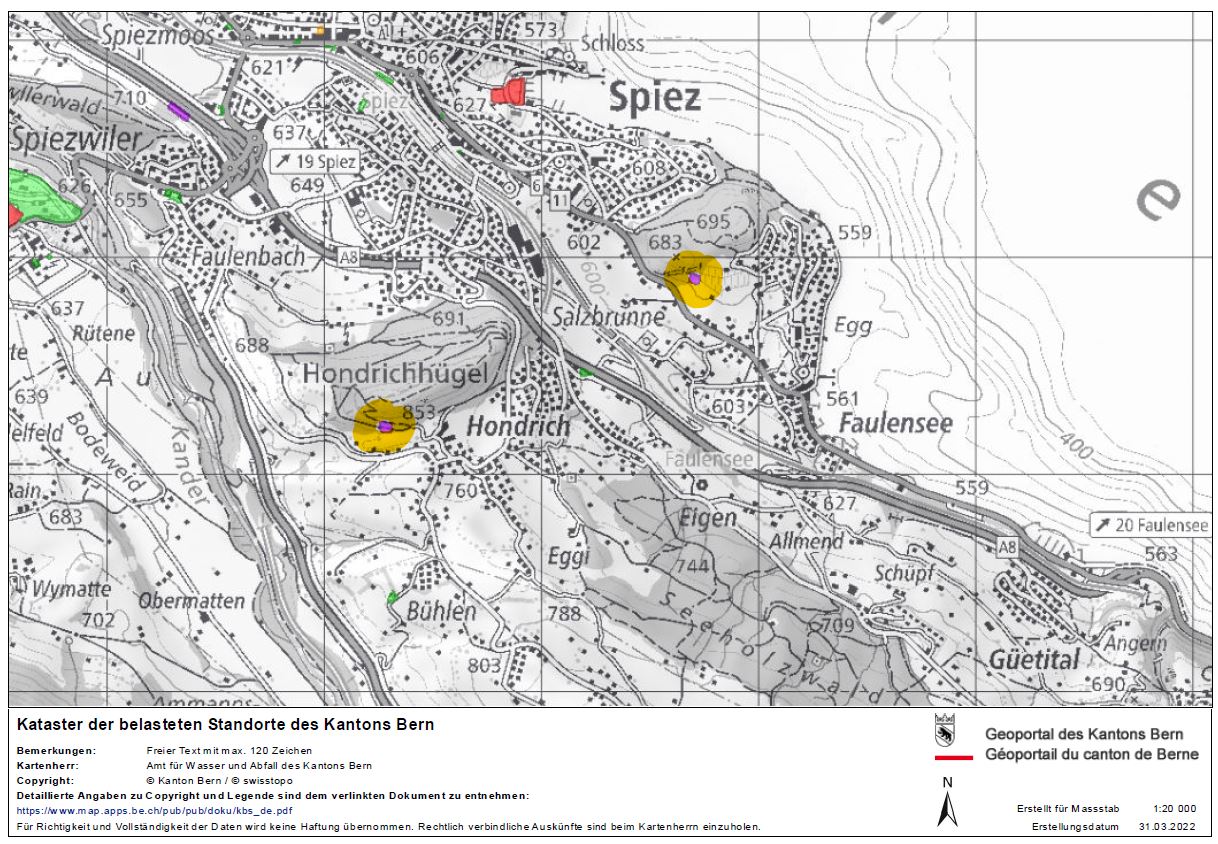 Karte Spiez