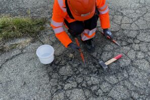 Probenahme Asphalt